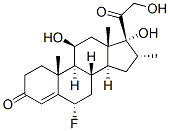 6alpha-fluoro-11beta,17,21-trihydroxy-16alpha-methylpregn-4-ene-3,20-dione CAS#: 387-59-7