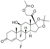 6alpha,9-difluoro-11beta,21-dihydroxy-16alpha,17-(isopropylidenedioxy)pregn-4-ene-3,20-dione 21-acetate CAS#: 3932-49-8