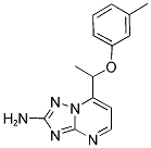 7-[1-(3-METHYLPHENOXY)ETHYL][1,2,4]TRIAZOLO[1,5-A]PYRIMIDIN-2-AMINE CAS#: 306979-61-3