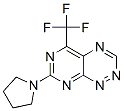 7-(1-Pyrrolidinyl)-5-(trifluoromethyl)pyrimido[5,4-e]-1,2,4-triazine CAS#: 32709-25-4