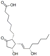 7-[(1R,2S,3R)-3-hydroxy-2-[(E,3S)-3-hydroxyoct-1-enyl]-5-oxo-cyclopent yl]heptanoic acid CAS#: 119314-69-1