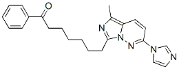 7-(2-(1H-imidazol-1-yl)-5-methylimidazo(1,5-b)pyridazin-7-yl)-1-phenyl-1-heptanone CAS#: 152534-26-4