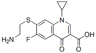 7-(2-aminoethylthio)-1-cyclopropyl-6-fluoro-1,4-dihydro-4-oxoquinoline-3-carboxylic acid CAS#: 128751-33-7