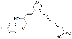 7-(3-(3-hydroxy-4-(4'-iodophenoxy)-1-butenyl)-7-oxabicyclo(2.2.1)heptan-2-yl)-5-heptenoic acid CAS#: 124924-85-2