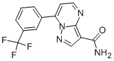 7-[3-(TRIFLUOROMETHYL)PHENYL]PYRAZOLO[1,5-A]PYRIMIDINE-3-CARBOXAMIDE CAS#: 115930-92-2