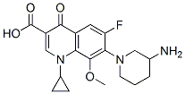 7-(3-amino-1-piperidyl)-1-cyclopropyl-6-fluoro-8-methoxy-4-oxo-quinoli ne-3-carboxylic acid CAS#: 127294-64-8