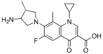 7-(3-amino-4-methyl-1-pyrrolidinyl)-1-cyclopropyl-1,4-dihydro-6-fluoro-8-methyl-4-oxoquinoline-3-carboxylic acid CAS#: 127966-63-6