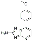 7-(4-METHOXYPHENYL)[1,2,4]TRIAZOLO[1,5-A]PYRIMIDIN-2-AMINE CAS#: 303145-64-4