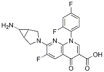 7-(6-aMino-3-azabicyclo[3.1.0]hexan-3-yl)-1-(2,4-difluorophenyl)-6-fluoro-4-oxo-1,4-dihydro-1,8-naphthyridine-3-carboxylic acid CAS#: 308353-09-5