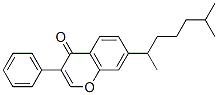 7-(6-methylheptan-2-yl)-3-phenyl-chromen-4-one CAS#: 146935-07-1