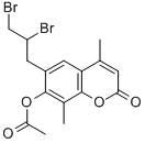 7-ACETOXY-6-(2,3-DIBROMOPROPYL)-4,8-DIMETHYLCOUMARIN CAS#: 3993-46-2