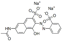 7-Acetylamino-4-hydroxy-3-(2-sulfophenylazo)naphthalene-2-sulfonic acid disodium salt CAS#: 3443-89-8