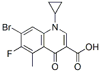 7-BROMO-1-CYCLOPROPYL-6-FLUORO-5-METHYL-4-OXO-1,4-DIHYDROQUINOLINE-3-CARBOXYLIC ACID CAS#: 119916-34-6