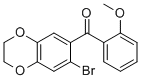 (7-BROMO-2,3-DIHYDRO-1,4-BENZODIOXIN-6-YL)(2-METHOXYPHENYL)METHANONE CAS#: 175136-41-1