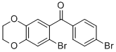 (7-BROMO-2,3-DIHYDRO-1,4-BENZODIOXIN-6-YL)(4-BROMOPHENYL)METHANONE CAS#: 175136-40-0