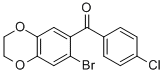 (7-BROMO-2,3-DIHYDRO-1,4-BENZODIOXIN-6-YL)(4-CHLOROPHENYL)METHANONE CAS#: 175136-39-7