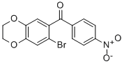 (7-BROMO-2,3-DIHYDRO-1,4-BENZODIOXIN-6-YL)(4-NITROPHENYL)METHANONE CAS#: 175136-46-6