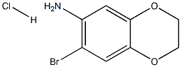 7-BroMo-2,3-dihydro-1,4-benzodioxin-6-aMine, HCl CAS#: 297757-46-1