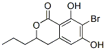 7-Bromo-3,4-dihydro-6,8-dihydroxy-3-propyl-1H-2-benzopyran-1-one CAS#: 134419-24-2