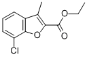 7-CHLORO-3-METHYL-BENZOFURAN-2-CARBOXYLIC ACID ETHYL ESTER CAS#: 32565-17-6