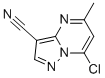 7-CHLORO-5-METHYLPYRAZOLO[1,5-A]PYRIMIDINE-3-CARBONITRILE CAS#: 138904-34-4