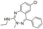 7-Chloro-2-ethylamino-3-methyl-5-phenyl-3H-1,3,4-benzotriazepine CAS#: 120698-08-0