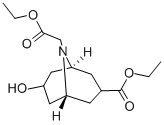 7-Ethoxycarbonyl-9-(ethoxycarbonylmethyl)-9-azabicyclo[3,3,1]nonan-3-ol CAS#: 115956-04-2