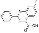 7-FLUORO-2-PHENYLQUINOLINE-4-CARBOXYLIC ACID CAS#: 132132-54-8