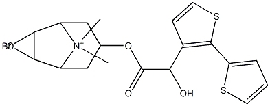 7-[(Hydroxy-2-thienyl-3-thienylacetyl)oxy]-9,9-diMethyl-3-Oxa-9-azoniatricyclo[3.3.1.02,4]nonane BroMide CAS#: 136431-94-2