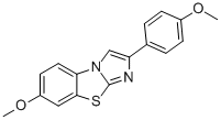 7-METHOXY-2-(4-METHOXYPHENYL)IMIDAZO[2,1-B]BENZOTHIAZOLE CAS#: 38956-33-1
