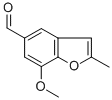 7-Methoxy-2-methylbenzofuran-5-carboxaldehyde CAS#: 139386-35-9