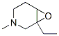 7-Oxa-3-azabicyclo[4.1.0]heptane,  1-ethyl-3-methyl- CAS#: 123371-78-8