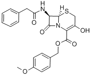 7-PHENYLACETAMIDE-3-HYDROXY-3-CEPHEM-4-CARBOXYLIC ACID P-METHOXYBENZYL ESTER CAS#: 123054-31-9