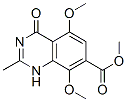 7-Quinazolinecarboxylic acid, 1,4-dihydro-5,8-dimethoxy-2-methyl-4-oxo-, methyl ester (9CI) CAS#: 143430-43-7