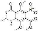 7-Quinazolinecarboxylic  acid,  1,4-dihydro-5,8-dimethoxy-2-methyl-6-nitro-4-oxo-,  methyl  ester  (9CI) CAS#: 143430-44-8