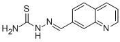 7-Quinolinecarbaldehyde thiosemicarbazone CAS#: 3608-84-2