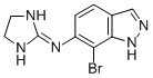 7-bromo-N-(2-imidazolidinylidene)-1H-indazol-6-amine CAS#: 139502-25-3
