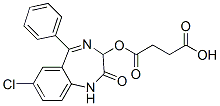 (7-chloro-2,3-dihydro-2-oxo-5-phenyl-1H-benzo-1,4-diazepin-3-yl) hydrogen succinate CAS#: 4700-56-5