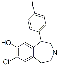 7-chloro-8-hydroxy-1-(4'-iodophenyl)-3-methyl-2,3,4,5-tetrahydro-1H-3-benzazepine CAS#: 120685-95-2