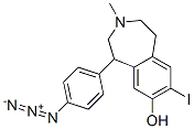 7-iodo-8-hydroxy-3-methyl-1-(4-azidophenyl)-2,3,4,5-tetrahydro-1H-3-benzazepine CAS#: 116234-50-5