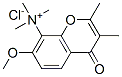 (7-methoxy-2,3-dimethyl-4-oxo-chromen-8-yl)methyl-dimethyl-azanium chloride CAS#: 38035-28-8