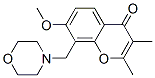 7-methoxy-2,3-dimethyl-8-(morpholinomethyl)-4-benzopyrone CAS#: 3818-64-2