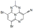 7,9-Dibromo-2-methyl-1,3,6,9b-tetraazaphenalene-4-carbonitrile CAS#: 37160-11-5