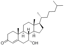 (7R,8S,9S,10R,13R,14S,17R)-7-hydroxy-10,13-dimethyl-17-[(2R)-6-methylheptan-2-yl]-1,2,6,7,8,9,11,12,14,15,16,17-dodecahydrocyclopenta[a]phenanthren-3-one CAS#: 3862-25-7