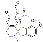 (7S,8R)-3',4',6,8-Tetrahydro-6'-methoxy-2'-methylspiro[7H-indeno[4,5-d]-1,3-dioxole-7,1'(2'H)-isoquinoline]-7',8-diol diacetate CAS#: 30833-09-1