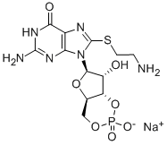 8-(2-AMINOETHYLTHIO) GUANOSINE-3',5'-CYCLIC MONOPHOSPHATE SODIUM SALT CAS#: 115974-70-4