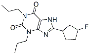8-(3-Fluorocyclopentyl)-1,3-dipropyl-3,7-dihydro-1H-purine-2,6-dione CAS#: 117723-68-9