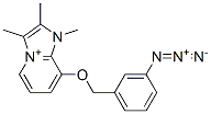 8-(3-azidophenylmethoxy)-1,2,3-trimethylimidazol(1,2-a)pyridinium CAS#: 120722-00-1