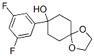 8-(3,5-difluorophenyl)-1,4-dioxaspiro(4,5)decan-8-ol CAS#: 155366-01-1