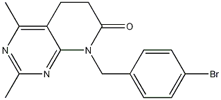 8-[(4-Bromophenyl)methyl]-5,8-dihydro-2,4-dimethylpyrido[2,3-d]pyrimidin-7(6H)-one CAS#: 145733-62-6